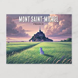 Mont Saint-Michel Frankrijk Reizen Briefkaart