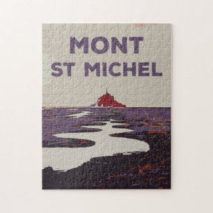 Mont Saint Michel illustration France Legpuzzel