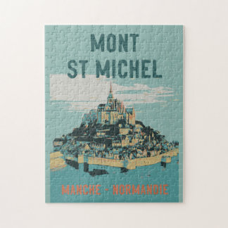 Mont Saint Michel illustration France Legpuzzel