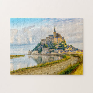 Mont-Saint-Michel, Normandië, Frankrijk Legpuzzel