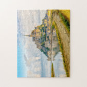 Mont-Saint-Michel, Normandy, Frankrijk Legpuzzel (Verticaal)