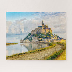 Mont-Saint-Michel, Normandy, Frankrijk Legpuzzel