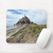 Mont-Saint-Michel, Normandy, Frankrijk Muismat (Met muis)