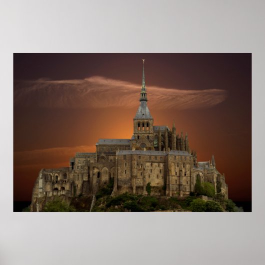 Mont-Saint-Michel Poster (Voorkant)