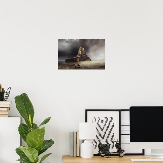 Mont-Saint-Michel Poster (Thuiskantoor)
