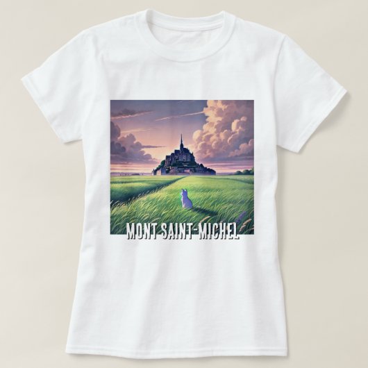 Mont Saint-Michel T-shirt (Design voorkant)