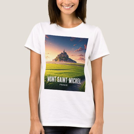 Mont Saint-Michel T-shirt (Voorkant)