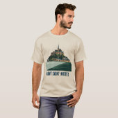 Mont Saint-Michel T-shirt (Voorkant volledig)