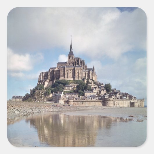 Mont Saint-Michel Vierkante Sticker (Voorkant)