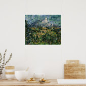 Mont Sainte-Victoire, 1904-05 Poster (Keuken)