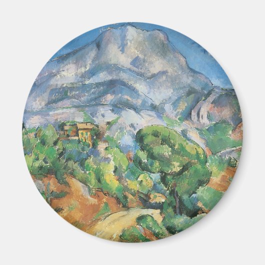Mont Sainte Victoire Above Tholonet, Paul Cezanne Magneet (Voorkant)