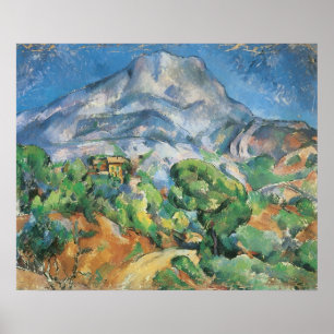Mont Sainte Victoire Above Tholonet, Paul Cezanne Poster