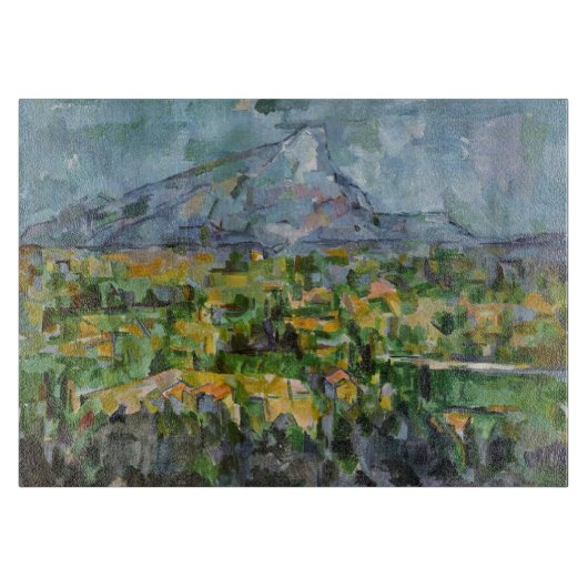 Mont Sainte-Victoire Landschap Paul Cezanne Snijplank (Voorkant)