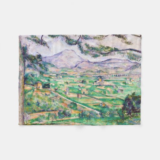 Mont Sainte-Victoire, Paul Cezanne Fleece Deken (Voorkant (Horizontaal))