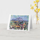 Mont Sainte-Victoire, Paul Cezanne Kaart (Gele Bloem)