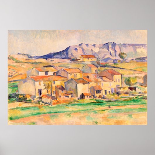 Mont Sainte-Victoire Paul Cezanne Poster (Devant)