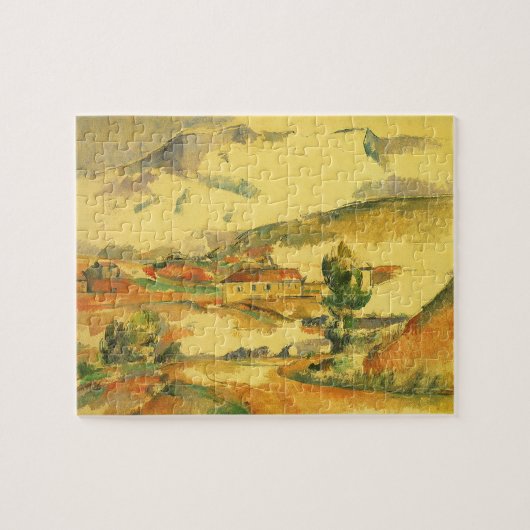Mont Sainte Victoire van Paul Cezanne, kunst Legpuzzel (Horizontaal)