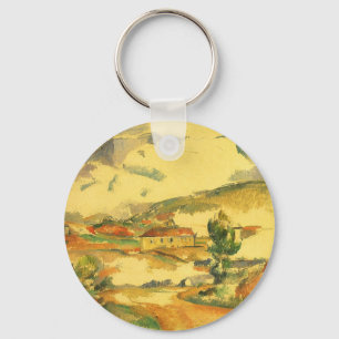 Mont Sainte Victoire van Paul Cezanne,  kunst Sleutelhanger