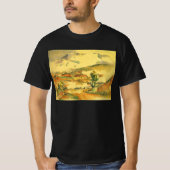 Mont Sainte Victoire van Paul Cezanne, kunst T-shirt (Voorkant)