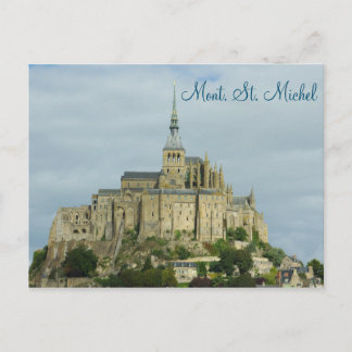 Mont Sint Michel Unesco Heritage Site, Frankrijk Briefkaart