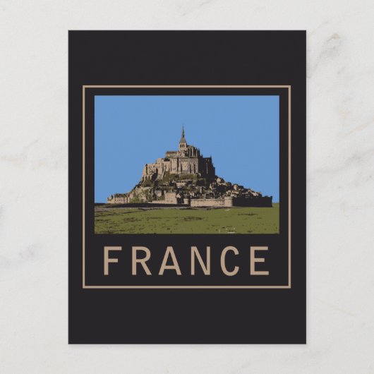 Mont St. Michel Briefkaart (Voorkant)