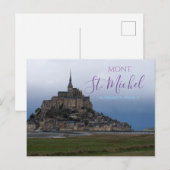 Mont St Michel France Carte postale Forteresse Nor (Devant / Derrière)