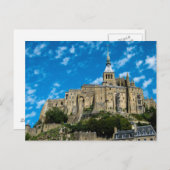 Mont St Michel, Frankrijk - Briefkaart (Voorkant / Achterkant)