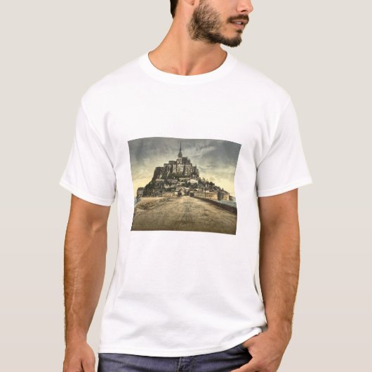 Mont St Michel I, Normandy, Frankrijk T-shirt (Voorkant)