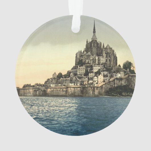 Mont St Michel II, Normandy, Frankrijk Ornament (achterkant)