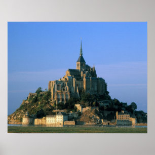 Mont St Michel, Manche, Normandië, Frankrijk Poster