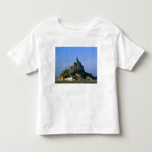 Mont St Michel, Manche, Normandy, Frankrijk Kinder Shirts (Voorkant)