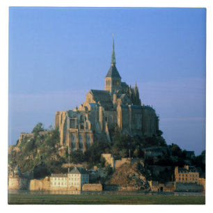 Mont St Michel, Manche, Normandy, Frankrijk Tegeltje