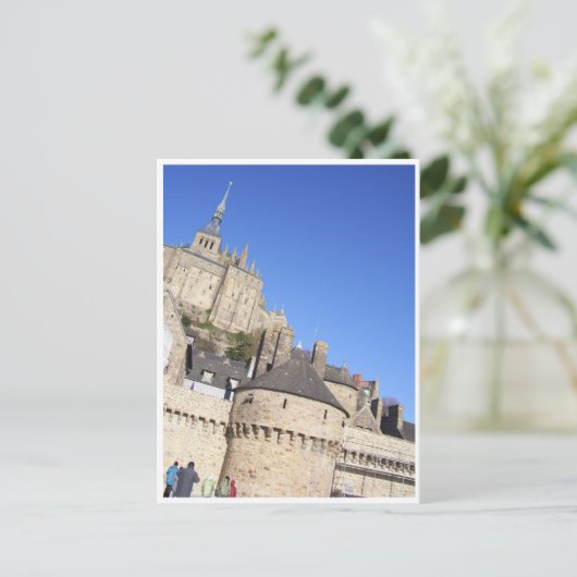 Mont St Michel, Normandy, Frankrijk Briefkaart (Staand voorkant)