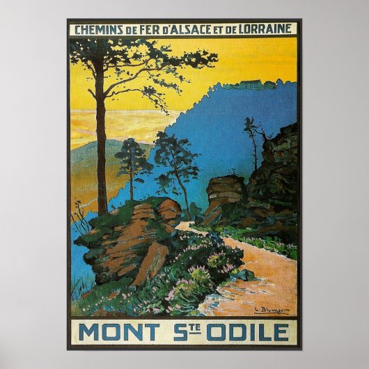  Mont St. Odile Reis Poster (Voorkant)