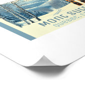 Mont Sutton Quebec Canada ski vacation Poster (Coin)