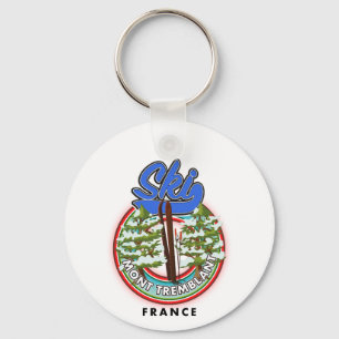 Mont Tremblant France skiposter Sleutelhanger