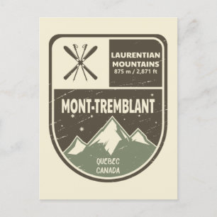 Mont-Tremblant Laurentian Mountains Canada Briefkaart