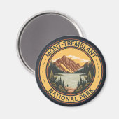 Mont-Tremblant National Park Canada Badge Magneet (Voorkant / Achterkant)