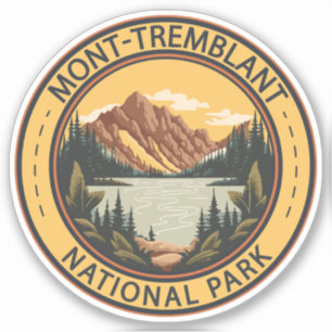Mont-Tremblant National Park Canada Badge Sticker