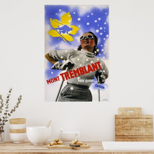 Mont Tremblant Quebec Canada Poster (Keuken)