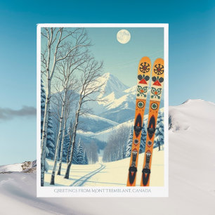 Mont Tremblant Quebec Canada ski gebied Ansichtkaa Briefkaart