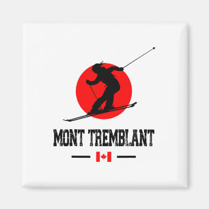Mont Tremblant Québec Canada Skigebied Skigebied S Magneet