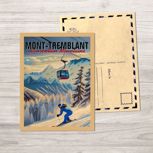 Mont-Tremblant Quebec Laurentian Mountains, Canada Briefkaart