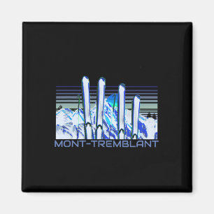 Mont-tremblant Ski-accessoires Retro Mont-tremblan Magneet