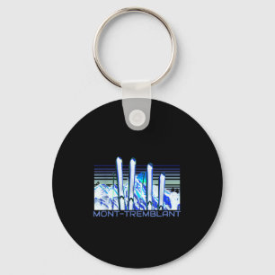 Mont-tremblant ski-accessoires retro mont-tremblan sleutelhanger