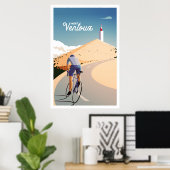 Mont Ventoux - Poster cycliste (Bureau à domicile)
