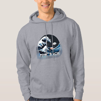 Montabeach Bold Machine Wave Logo – Platte Vector Hoodie