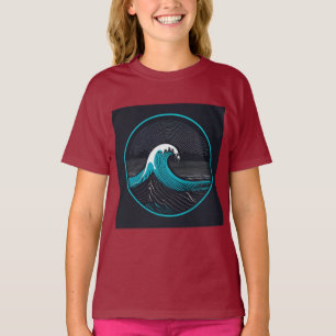 Montabeach Minimalistisch Golf Logo-ontwerp T-shirt
