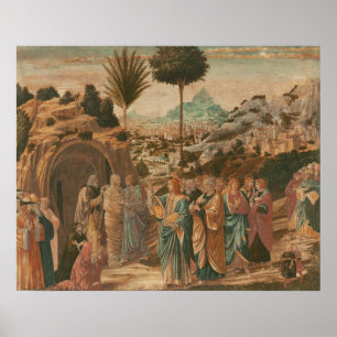 Montage de Lazarus Benozzo Gozzoli Poster d'art