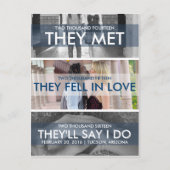 Montage Enregistrer la date Carte postale (Devant)